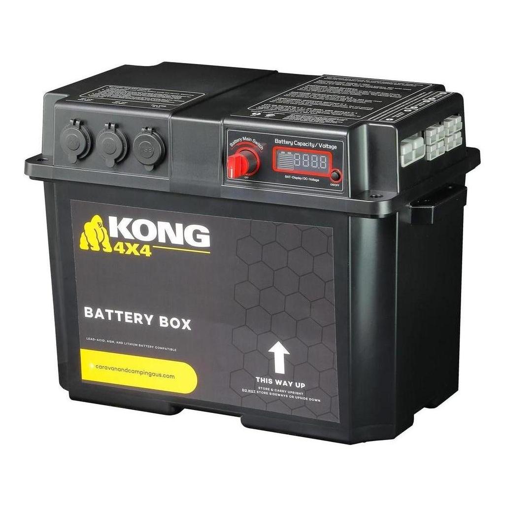 Kong 12V Battery Box Power Station With Power Accessory Sockets