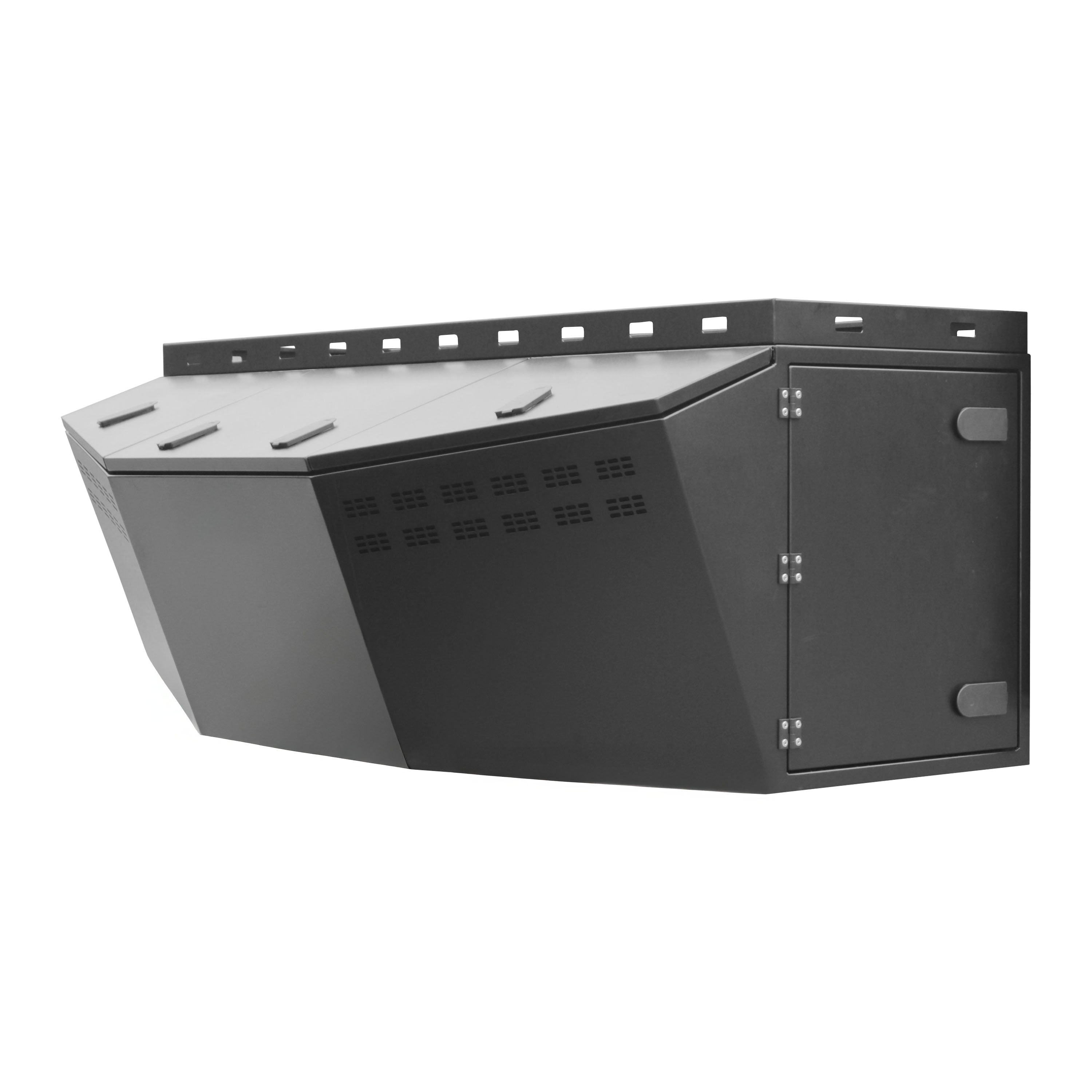 Kong Black Aluminium Monster Tool Box 4 Compartments 2100x1159x830mm