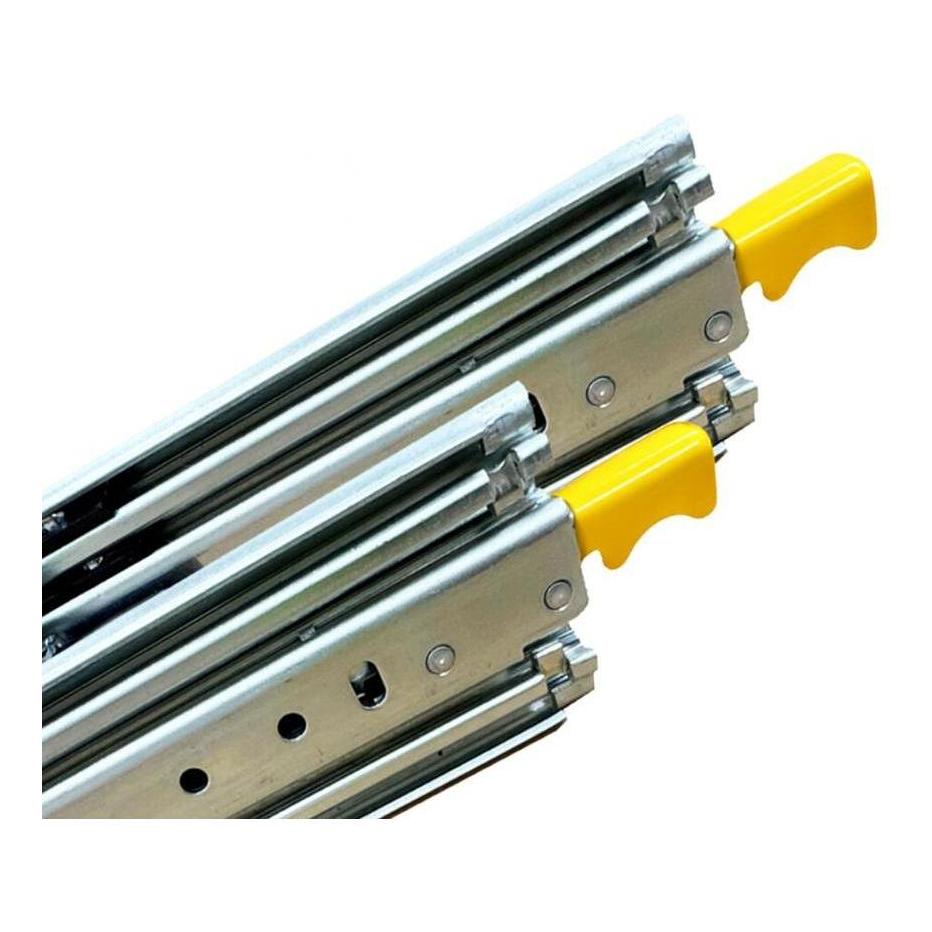 Kong Heavy Duty RH/LH Locking Drawer Slides Stainless Steel 1100mm - 220Kgs Pair