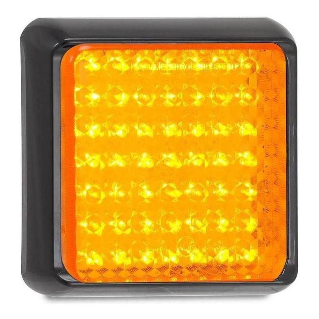LED Autolamp 12/24V 100 Series Single Function Amber Indicator LED Light