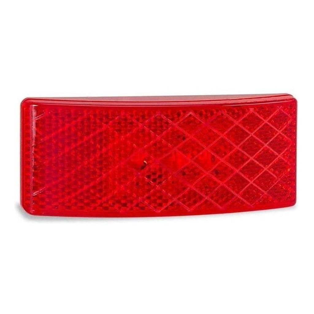 LED Autolamp 12/24V Red Side Marker with Built in Reflector 100x38x13mm