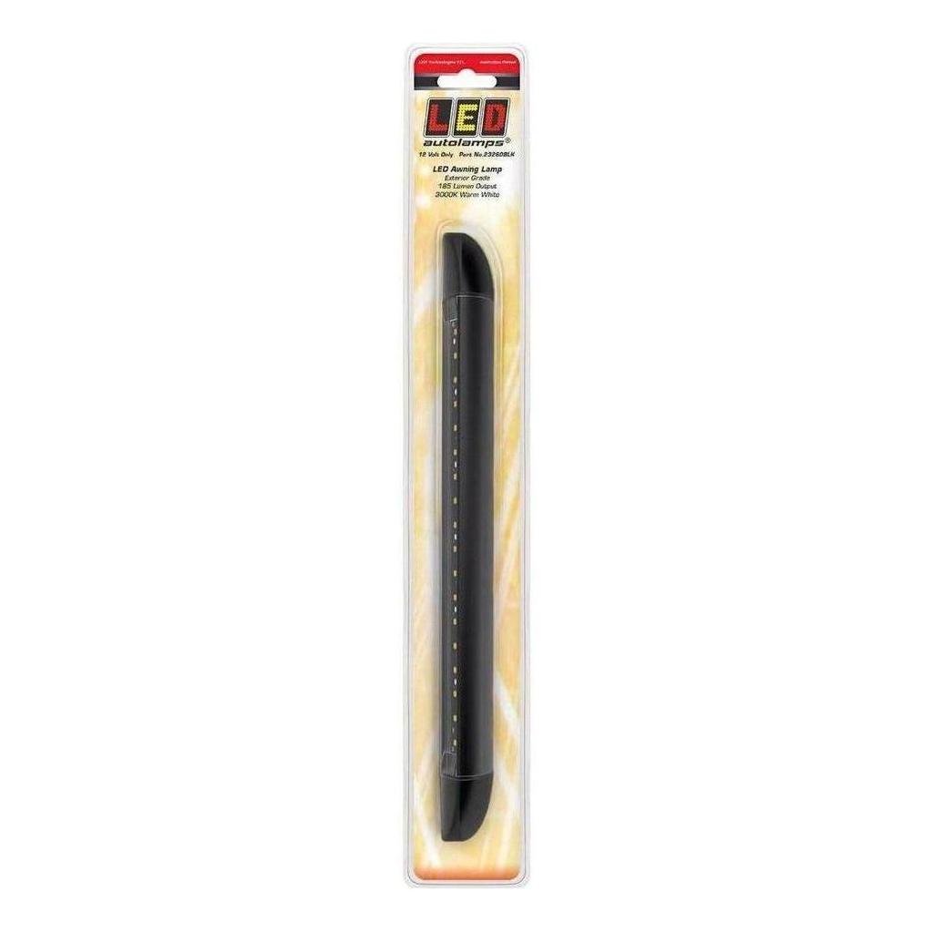 LED Autolamp 12V Awning Lamp 260x23X24mm Black Blister