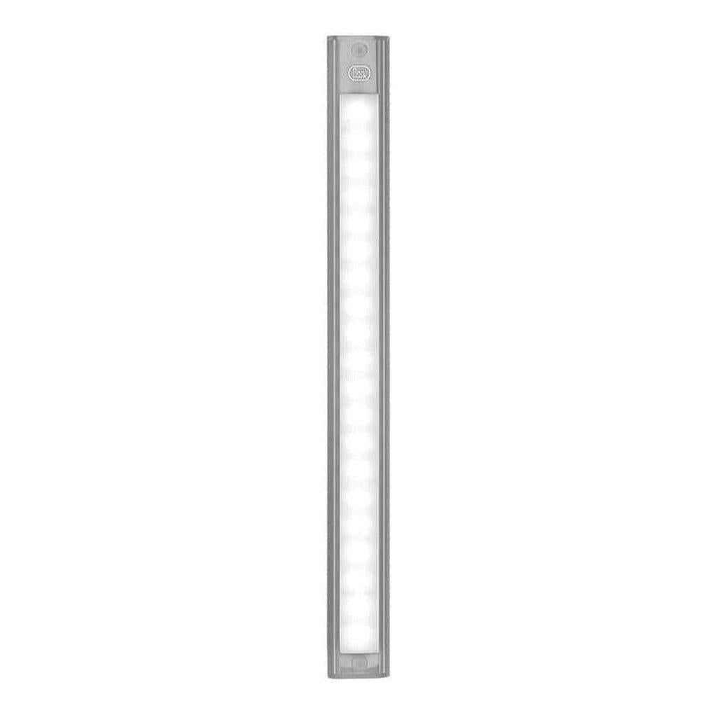 LED Autolamp 12V Interior Strip Light with Touch Sensor Switch Silver 410x40x11mm