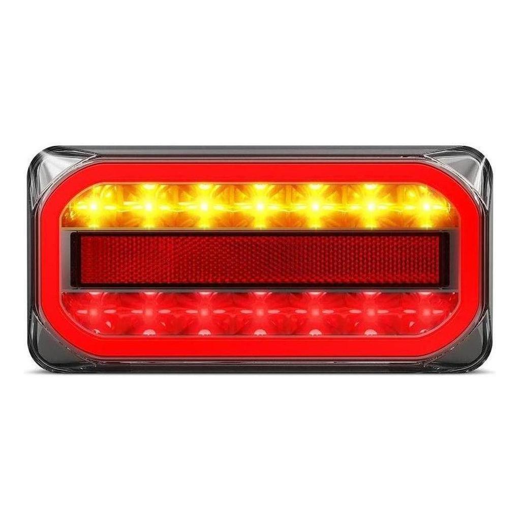 LED Autolamp 12V LH/RH Direction Stop/Tail/Indicator/Reflector Taillight 215x105x30.5mm