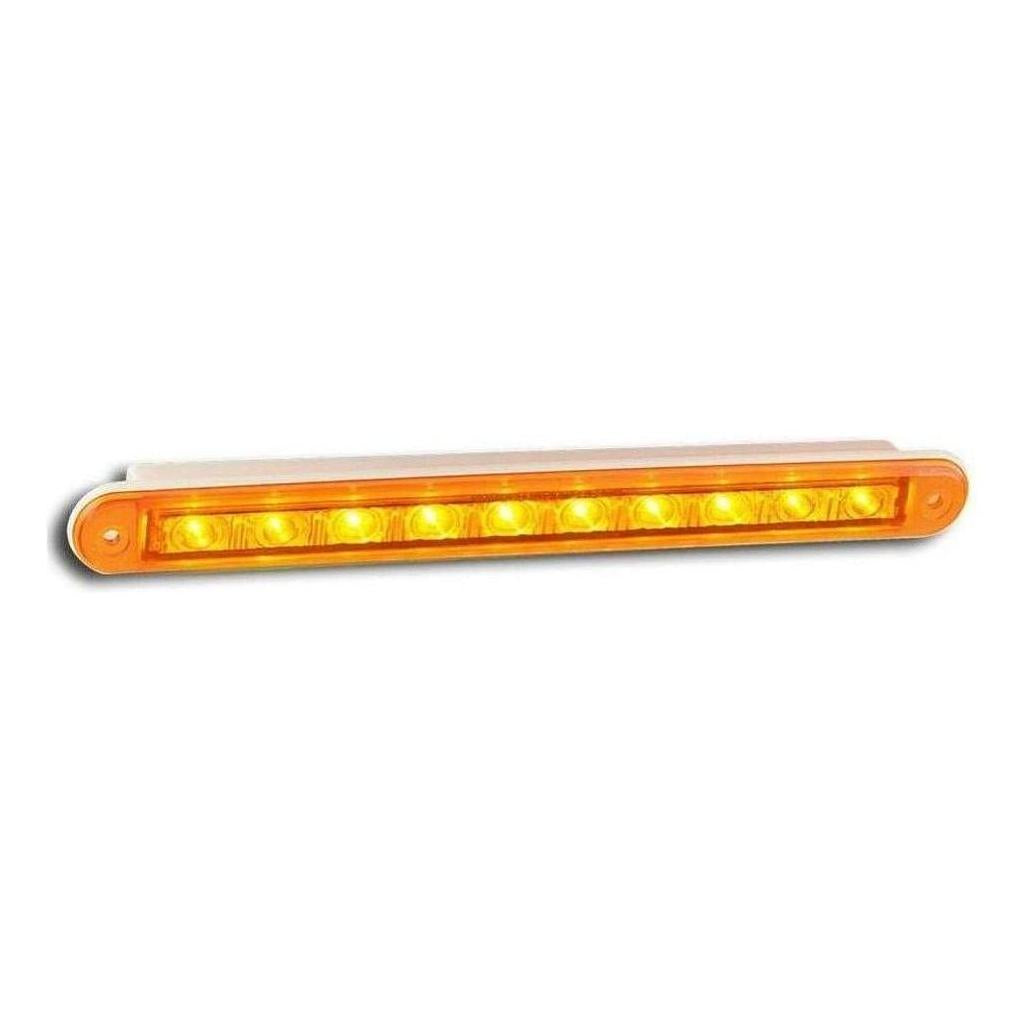 LED Autolamp 12V Strip Rear Amber Indicator 237x25x3mm