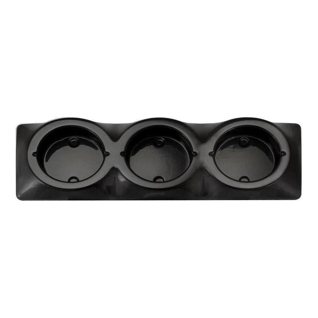 LED Autolamp Triple Surface Taillamp Mount Housing Black Suit 102 Series