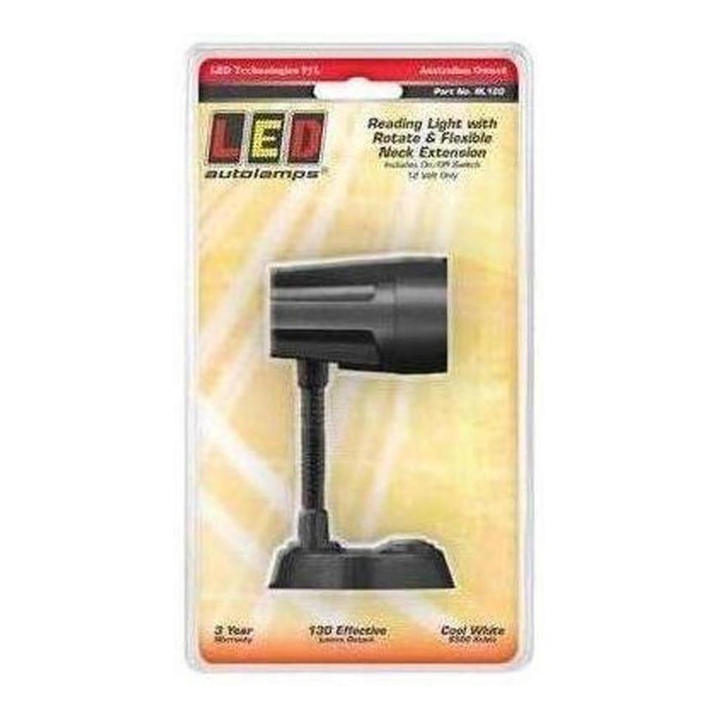 LED Autolamps 12V Reading Lamp Black 3 X 2 Watt