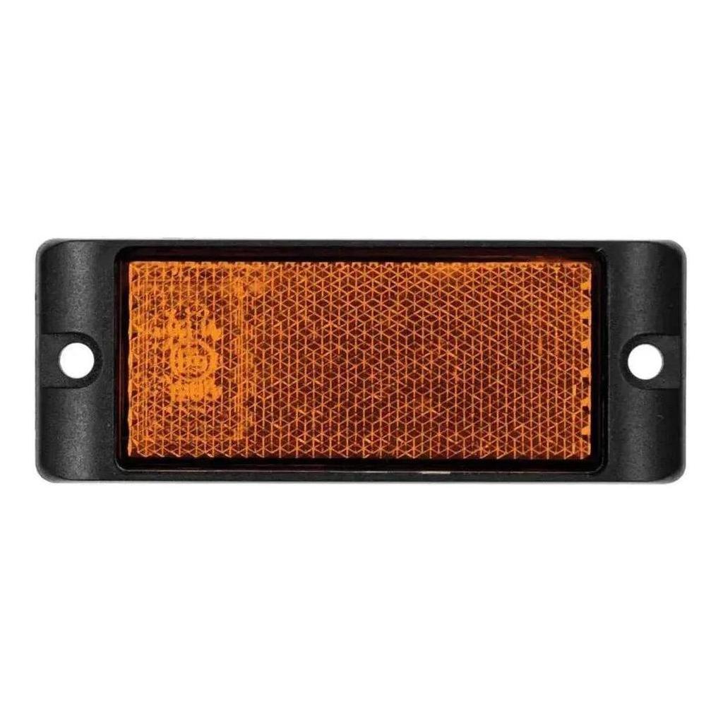 LED Autolamps Amber Reflector with Mounting Bracket Twin Blister Pack