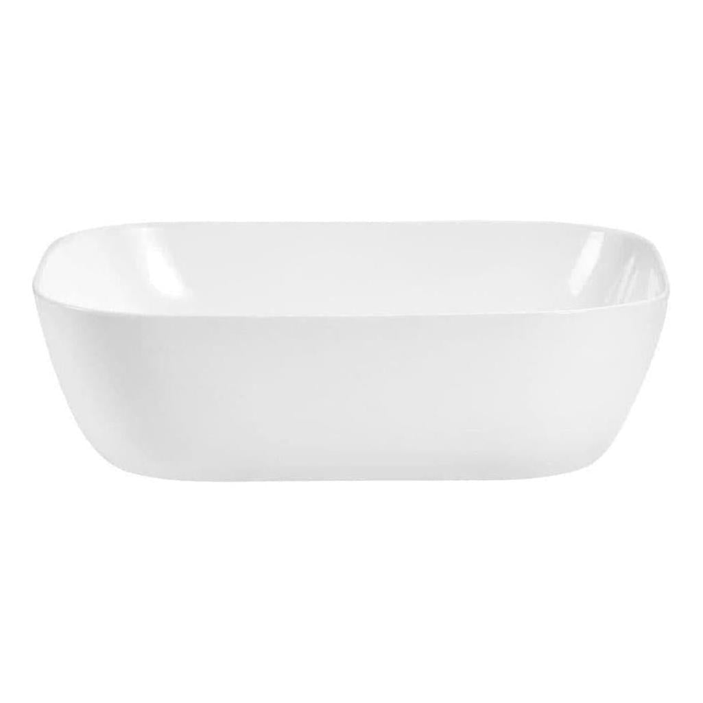 Lina Ceramic Basin Sink 460 x 320 x 135 Matt White