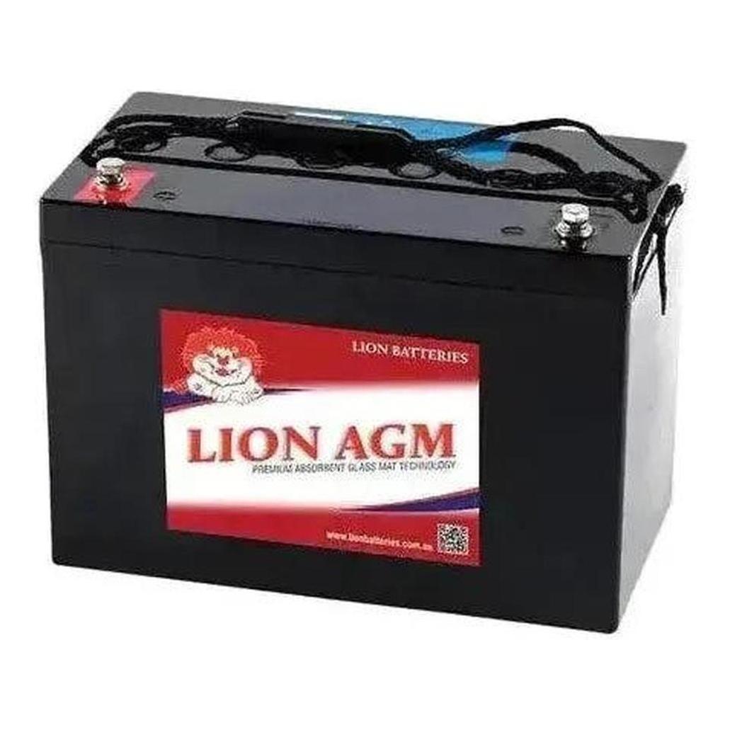 Lion 100AH AGM Deep Cycle Battery 306x168x211mm 28.4Kg