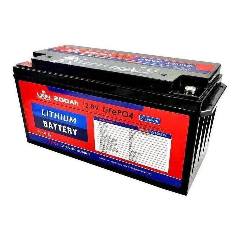 Lion 200AH Lithium Deep Cycle Battery 483x170x240mm 18.5Kg