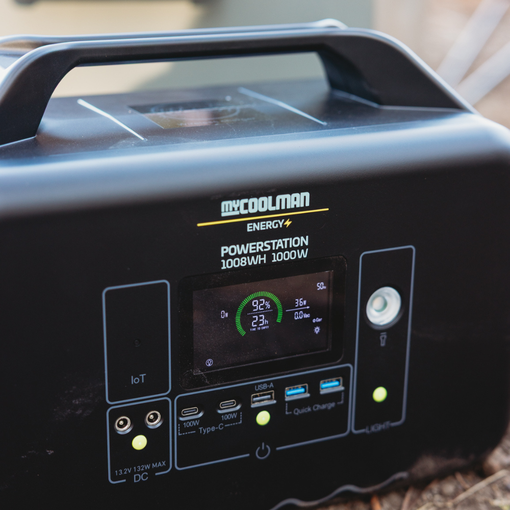 myCOOLMAN Energy Power Station 1000W 78Ah - NEW - RV Online