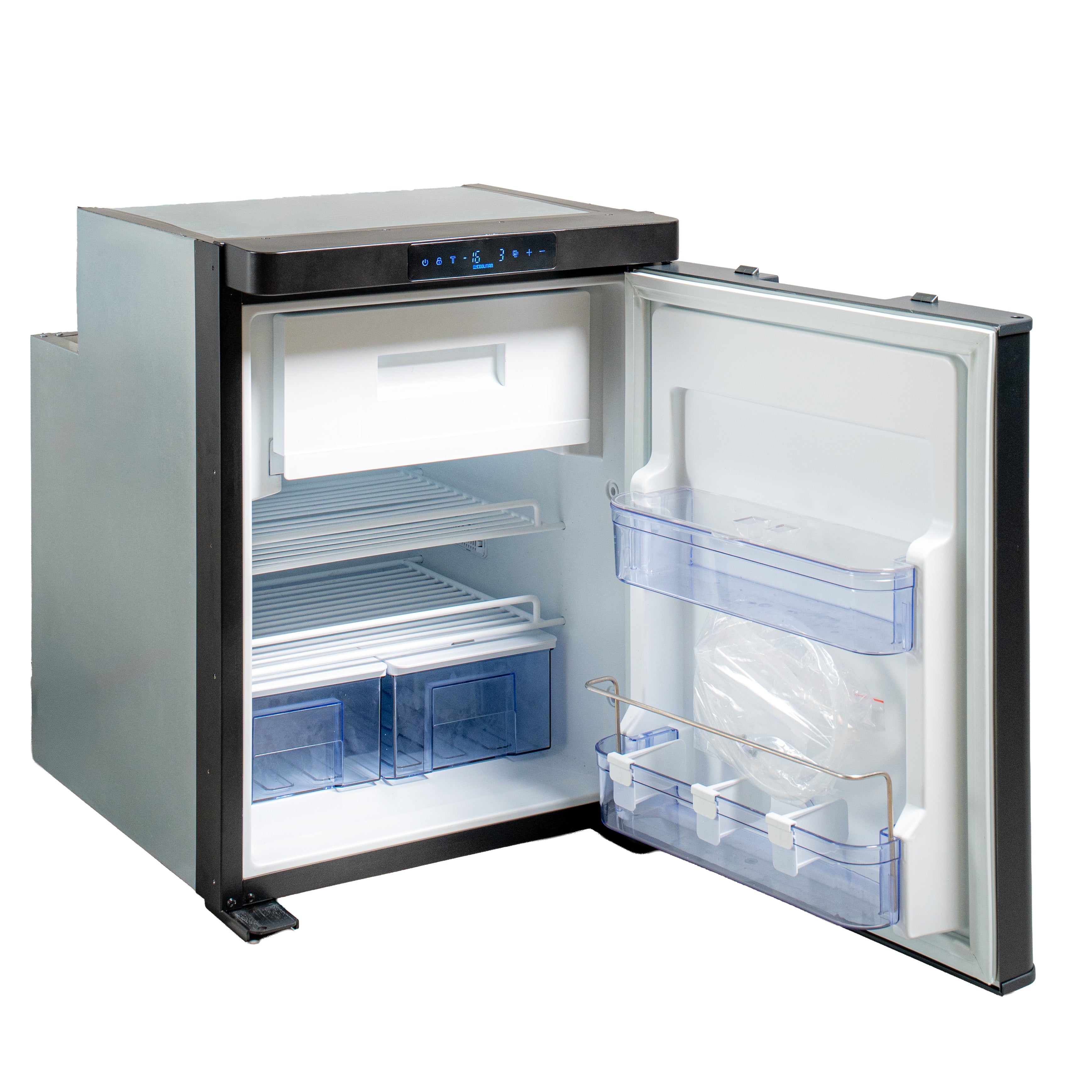 myCOOLMAN 115L DZ Upright Compressor Fridge & Freezer