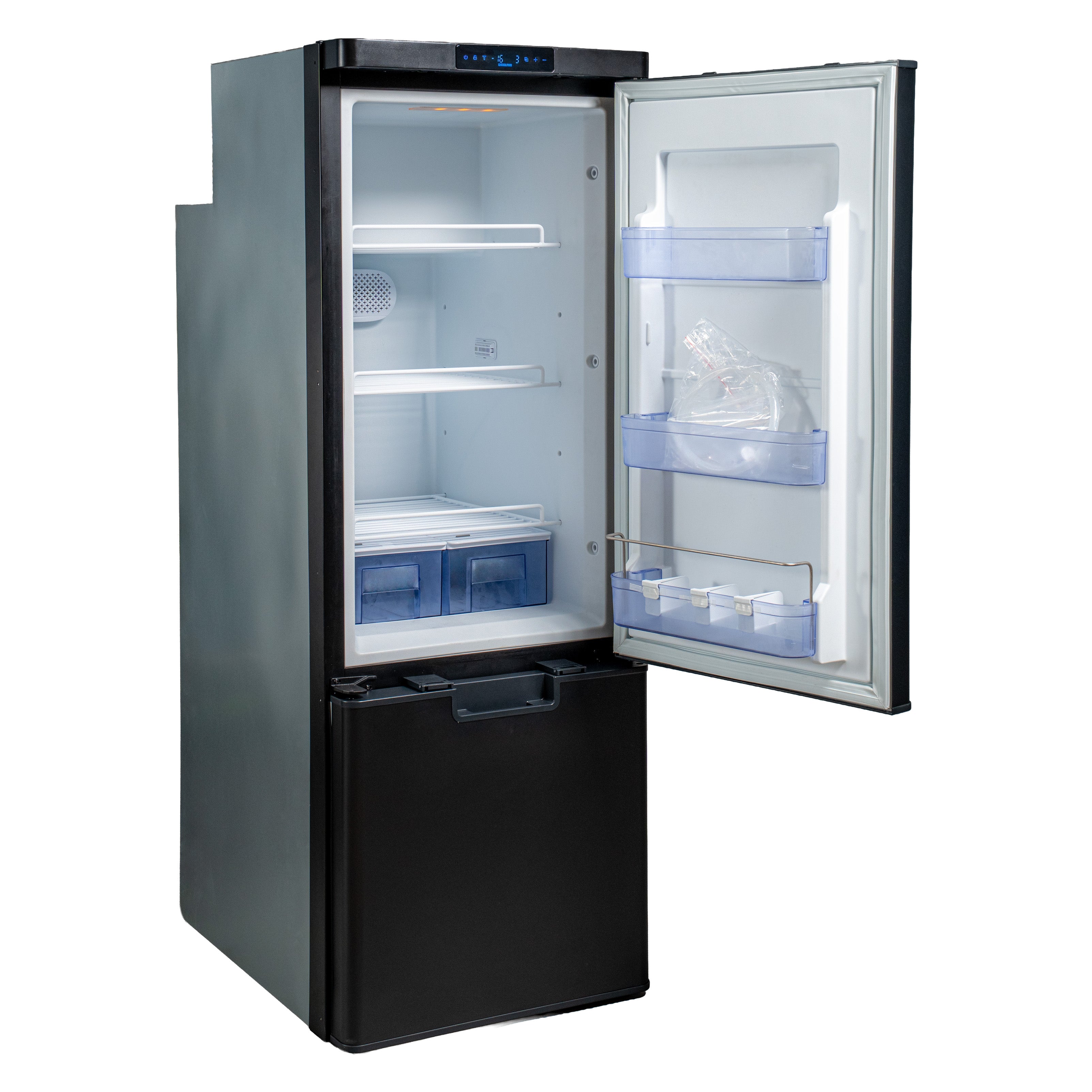 myCOOLMAN 205L DZ Upright Compressor Fridge & Freezer
