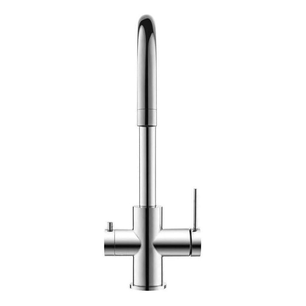 Mica 3-Way Filter Gooseneck Kitchen Tap Sink Mixer Chrome