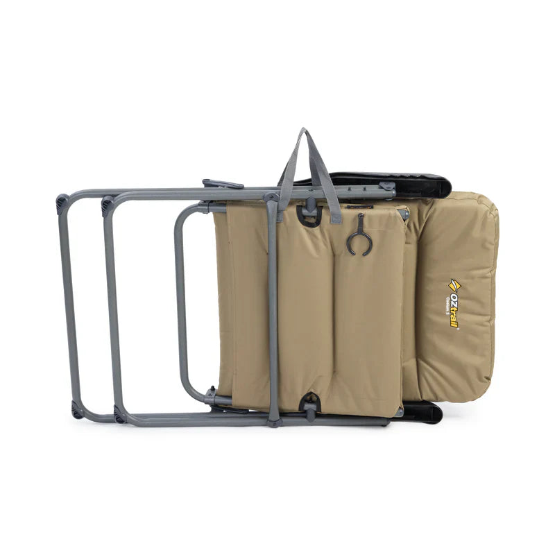OZTRAIL Coolum 5 Position Recliner Chair Inc Drink Holder