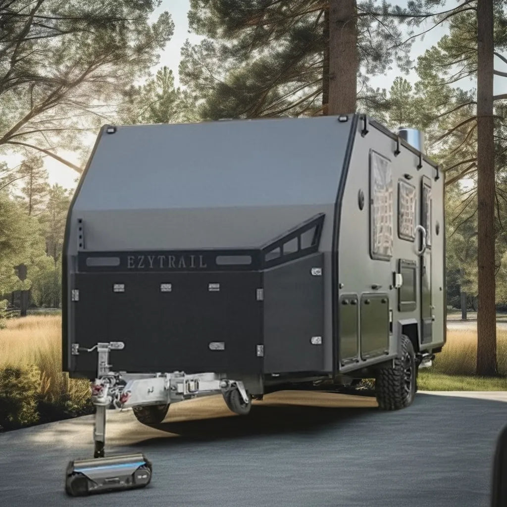 Optitec All Terrain Heavy Duty Caravan Remote Controlled Mover 2500Kg Inc 50mm Drawbar Bracket