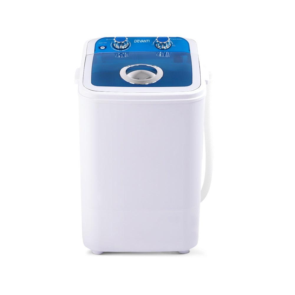 Devanti Portable Washing Machine 4.6kg Blue - RV Online