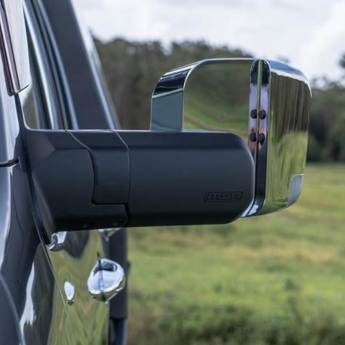 MSA 4x4 HiLux & Fortuner Towing Mirrors Chrome With Indicators – RV Online