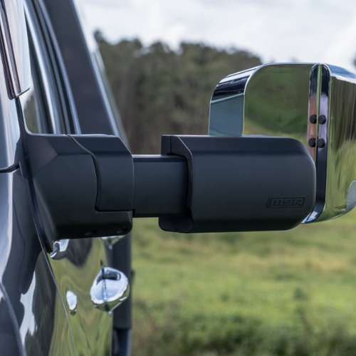 MSA 4x4 HiLux & Fortuner Towing Mirrors Chrome With Indicators – RV Online