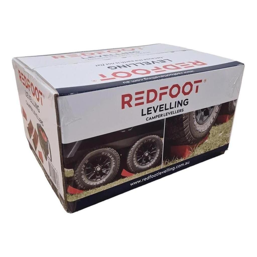 Redfoot Levelling Kit - 2 x Levellers, 2 x Chooks, 2 x Rubber Mats inc Carry Bag