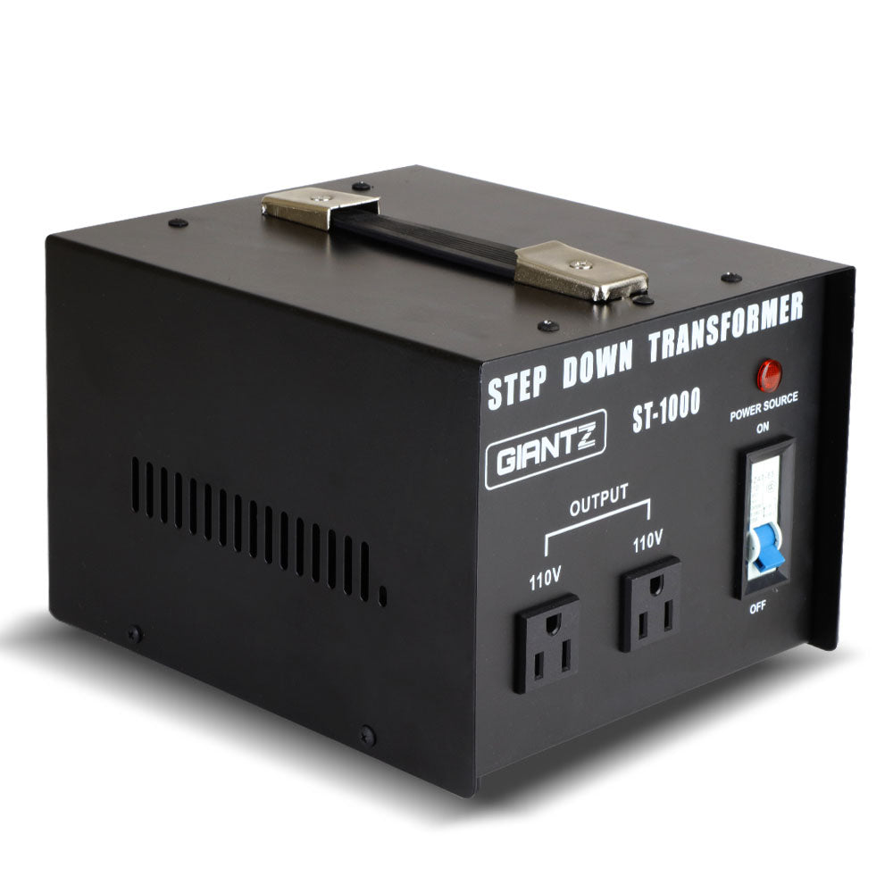 Giantz Step Down Transformer 1000W 240V TO 110V Stepdown Voltage Converter AU-US - RV Online