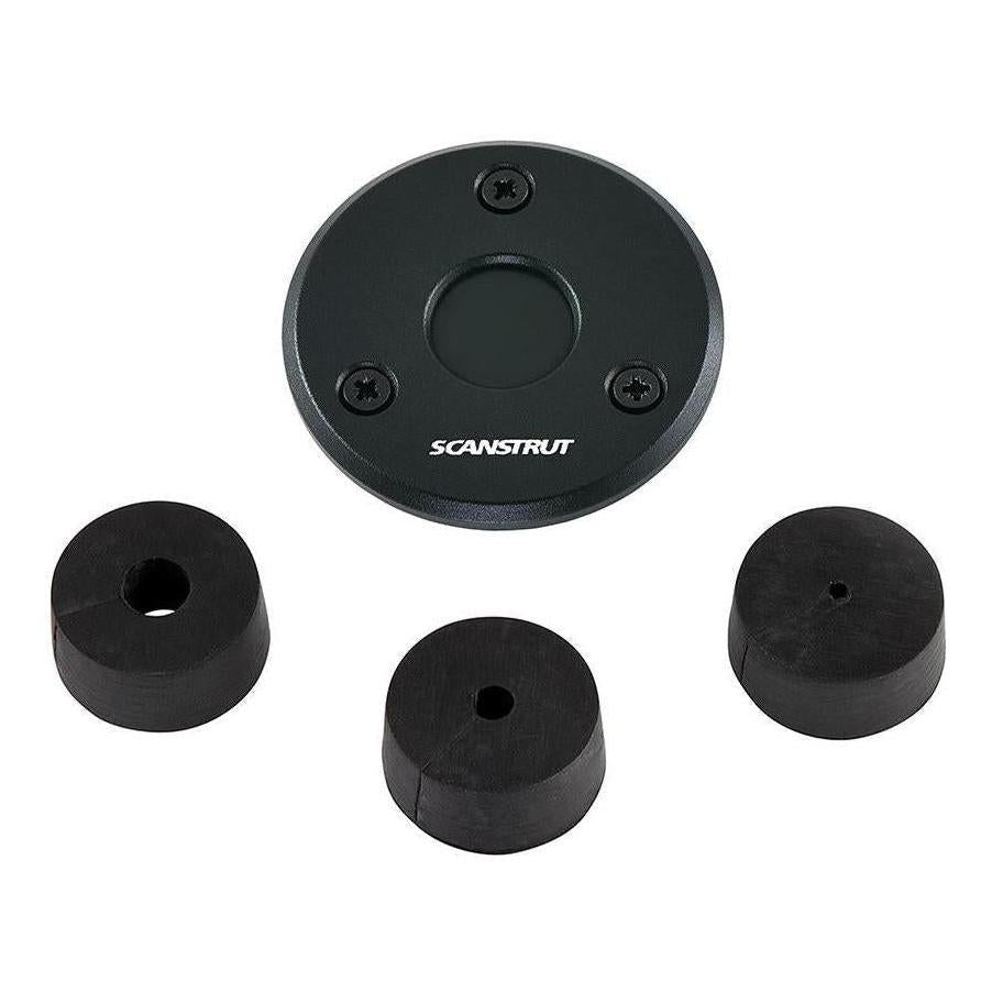 Scanstrut Low Profile Entry Cable Seal Suits 2 - 8mm Cable Aluminium Black