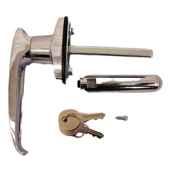 Schutts L-Handle Door Lock With Diecast Cam Inc Tongue and Key