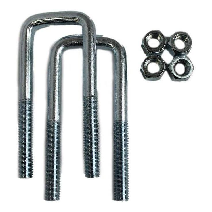 Schutts Square U-Bolt 120 x 42mm 1/2" x 2 Pack