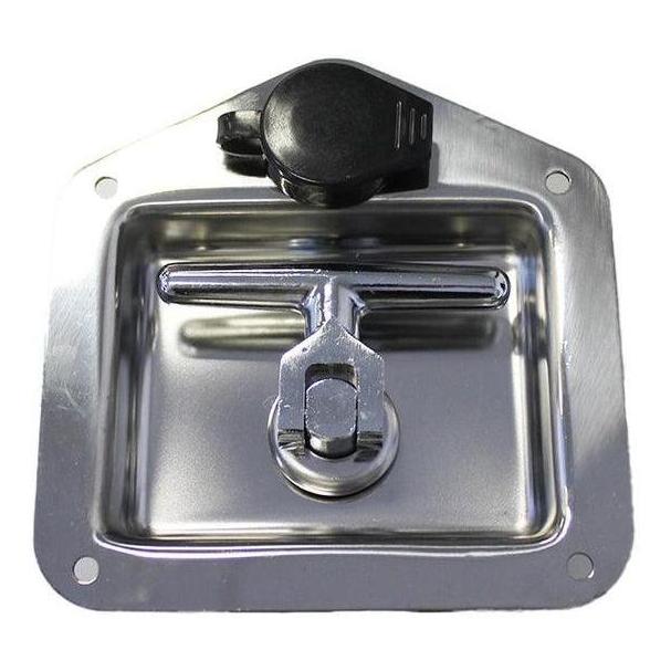Schutts Storage Lock & Key Mechanism Stainless Steel Chrome