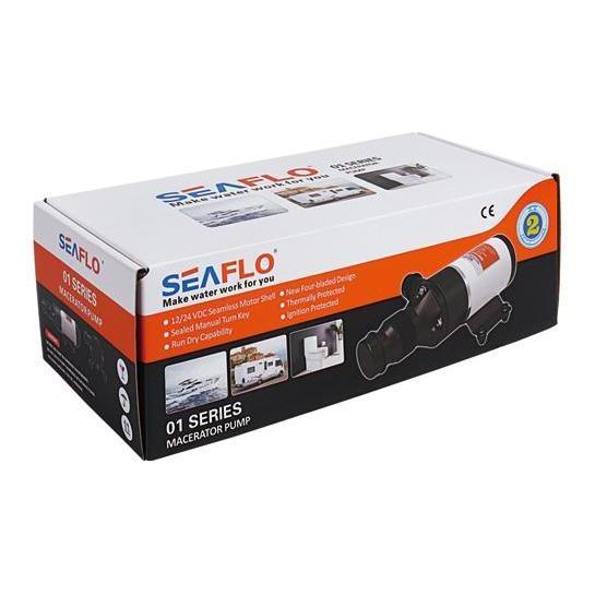 Seaflo 01 Series Macerator Pump 12V 44.9 LPM 38mm Inlet & 25mm Outlet