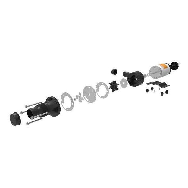 Seaflo 01 Series Macerator Pump 12V 44.9 LPM 38mm Inlet & 25mm Outlet