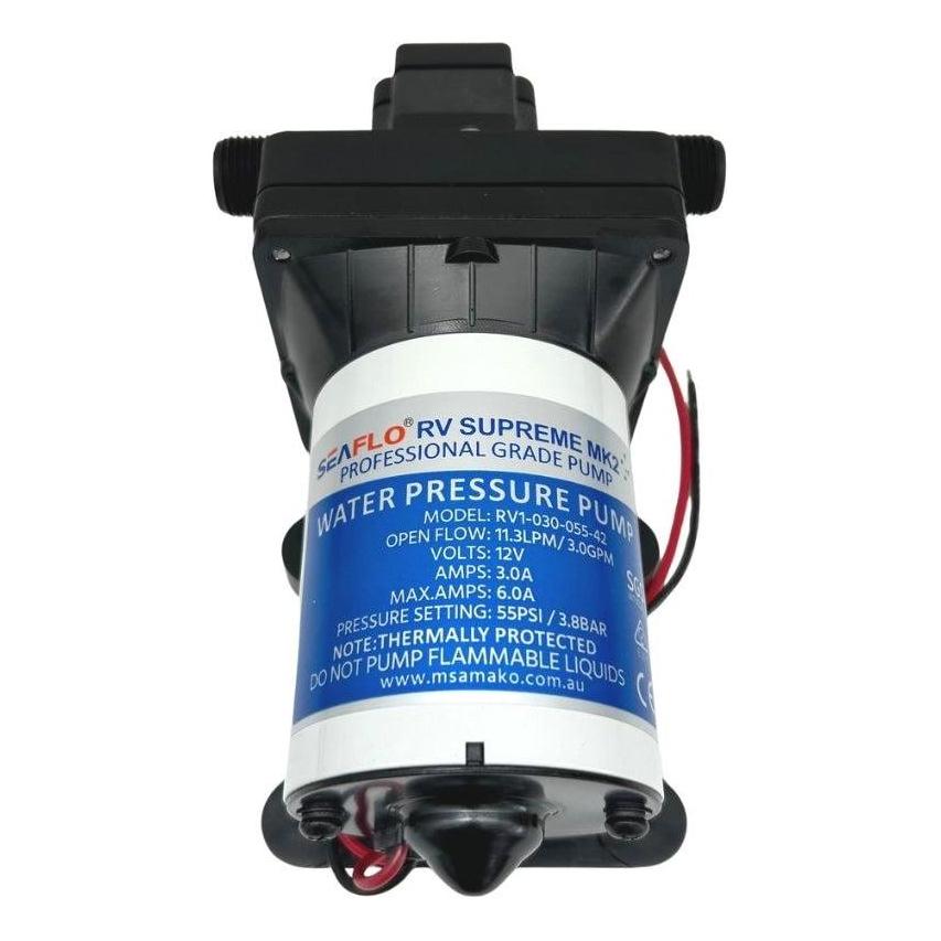 Seaflo RV Supreme MK2 Water Pump 12V 11.3LPM @ 55PSI