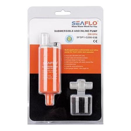 Seaflo Submersible & Inline Pump 12V 200GPH 12.6 L/min