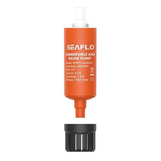 Seaflo Submersible & Inline Pump 12V 200GPH 12.6 L/min