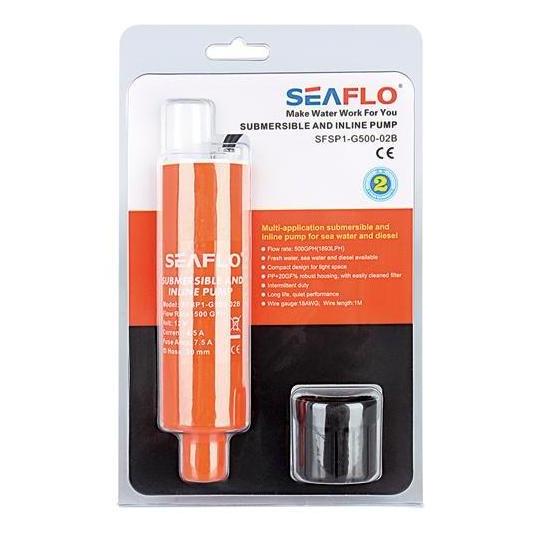 Seaflo Submersible & Inline Pump 12V 280GPH 17.6 L/min