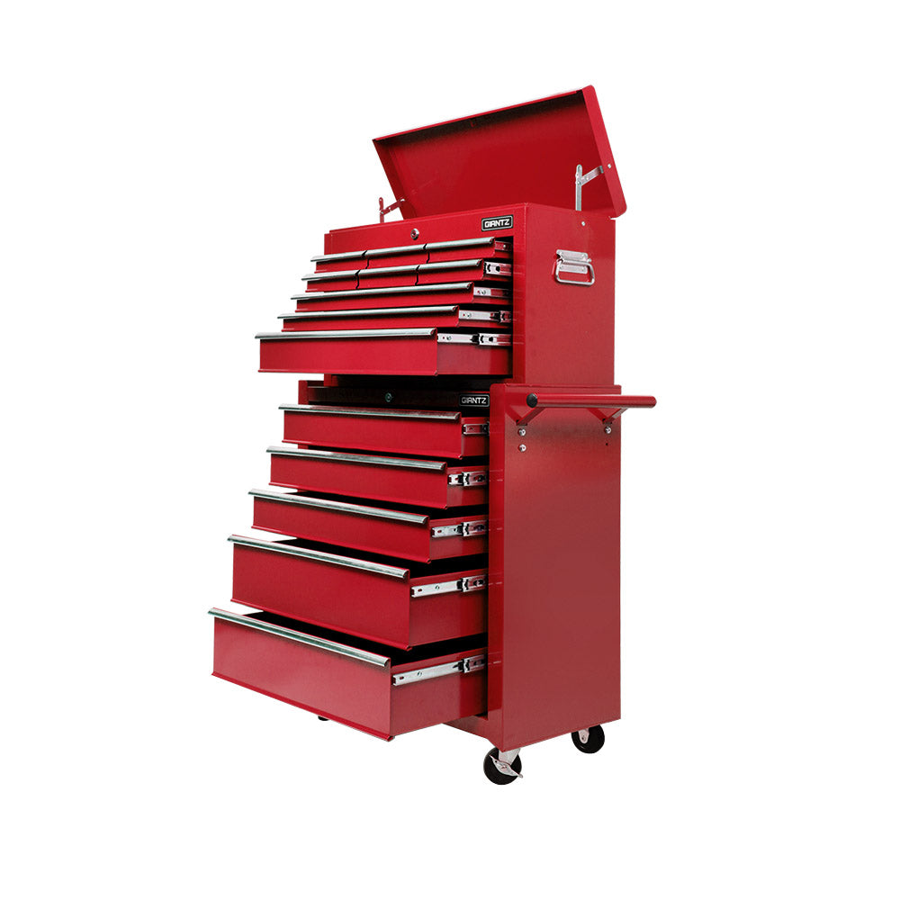 Giantz 14 Drawer Toolbox Cabinet Chest Red