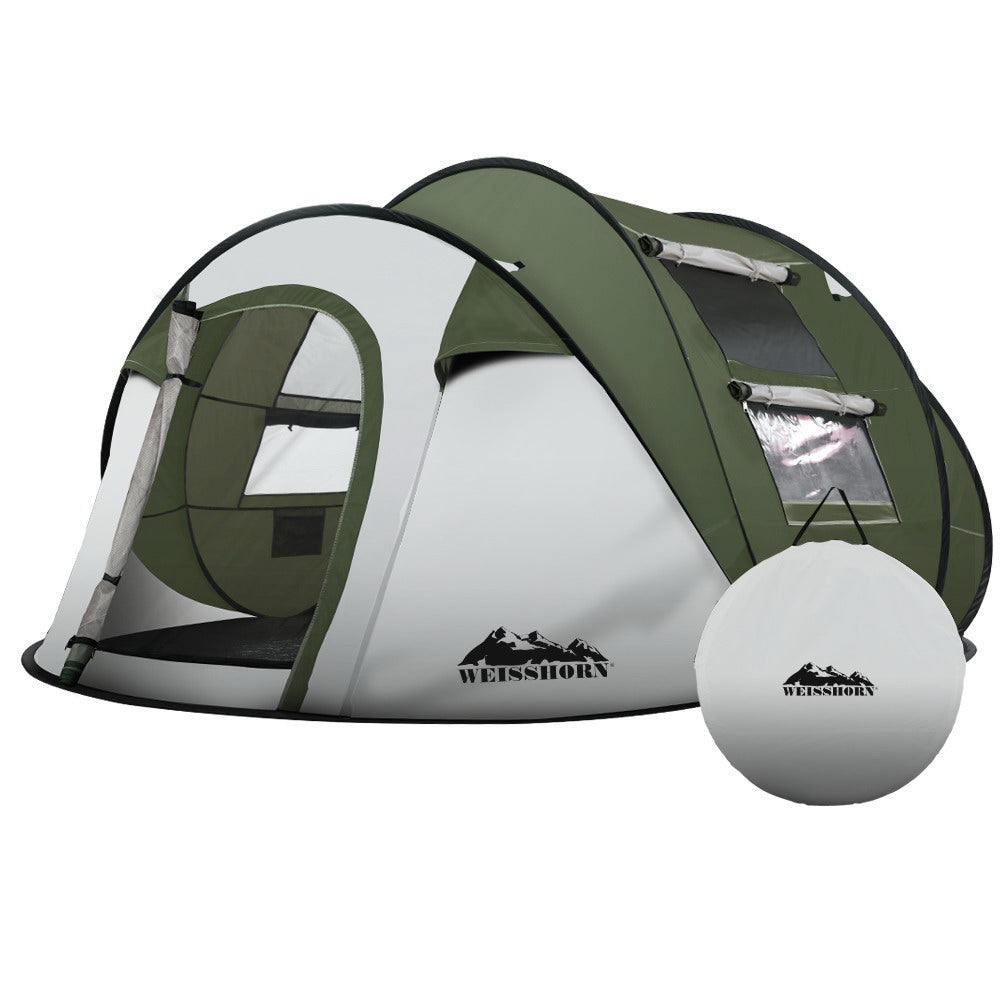 Weisshorn Instant Up Camping Tent 4-5 Person Pop up Tents - RV Online