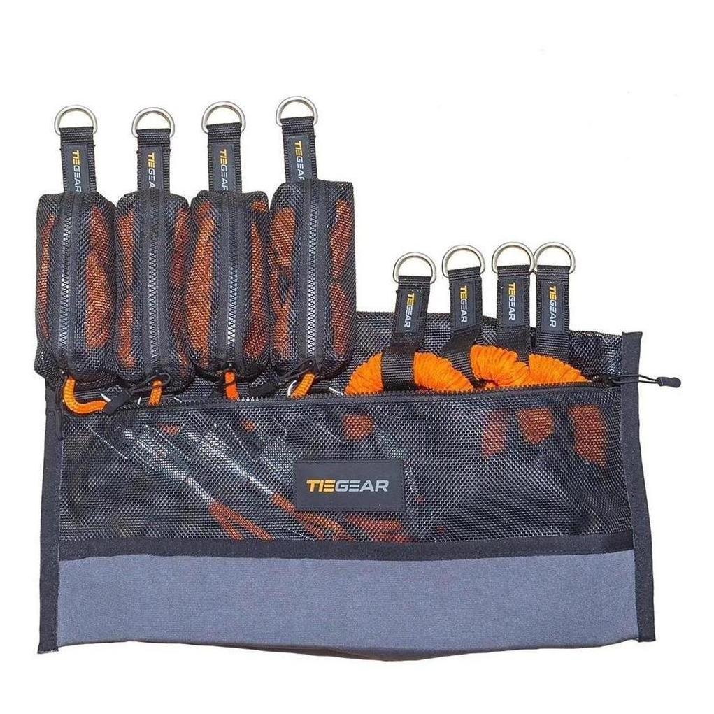 TIEGEAR Awning 4 Pack inc 4 Guy Rope & 4 Soft Spring