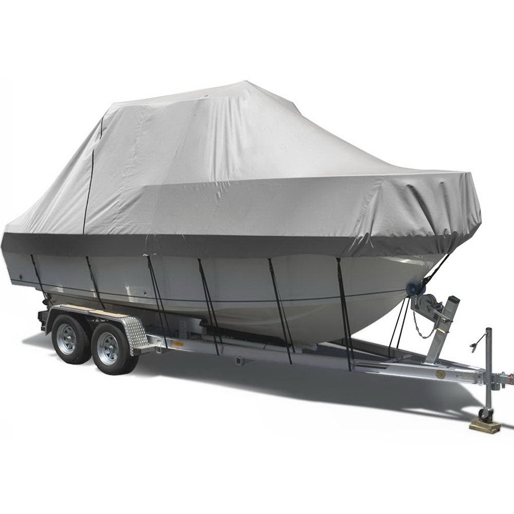 Seamanship Boat Cover 19-21ft Trailerable Jumbo Marine Grade Heavy Duty Grey - RV Online