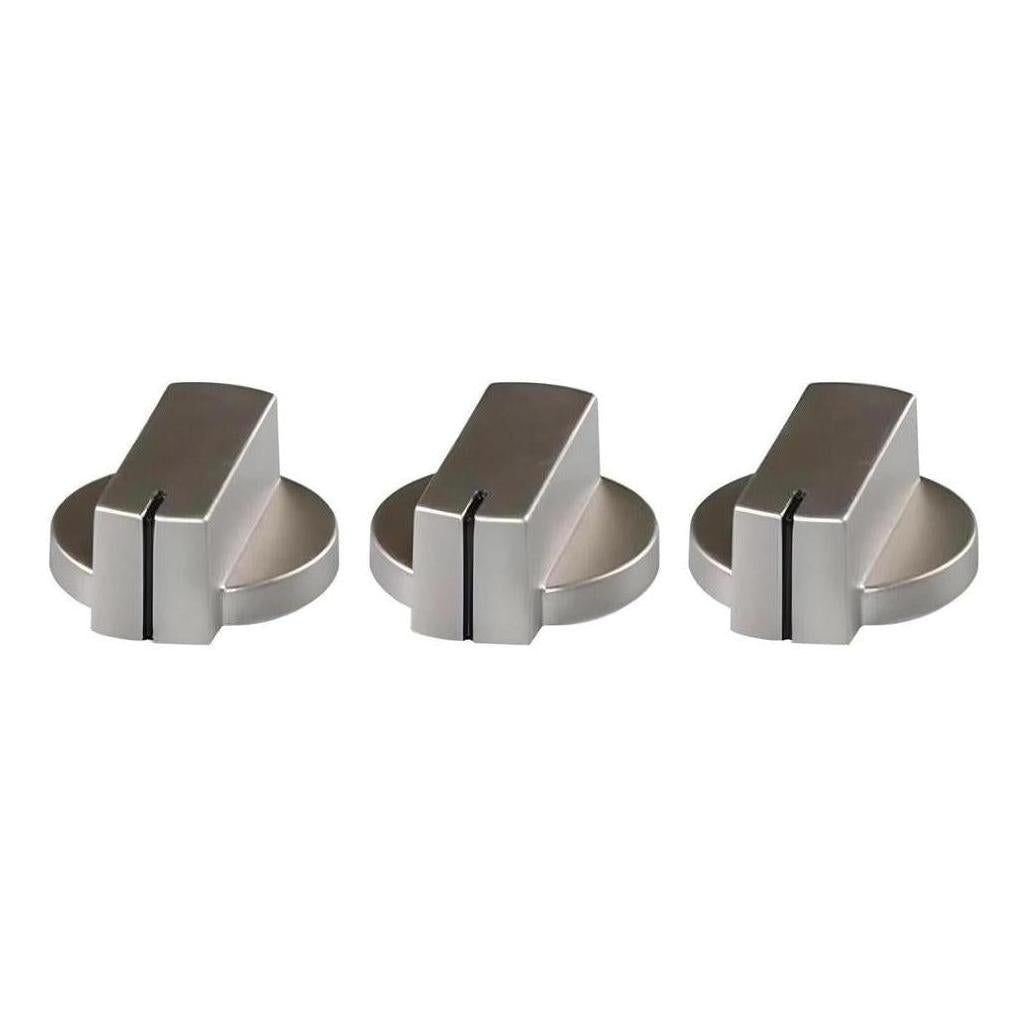 Thetford Replacement Spare Cooker Knob Matt Nickel x 3 Piece