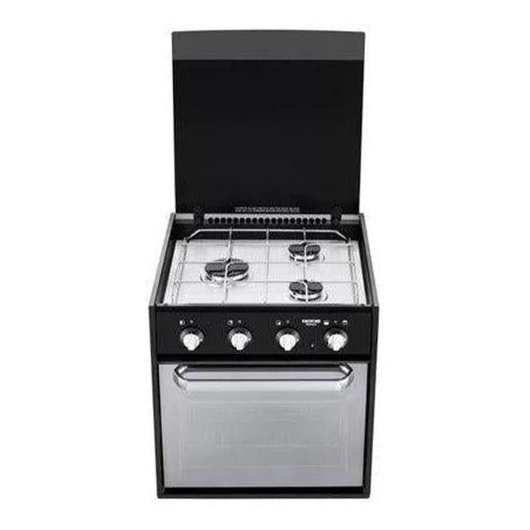 Thetford Triplex MK3 Compact Combination Cooker Gas Only - Glass Lid