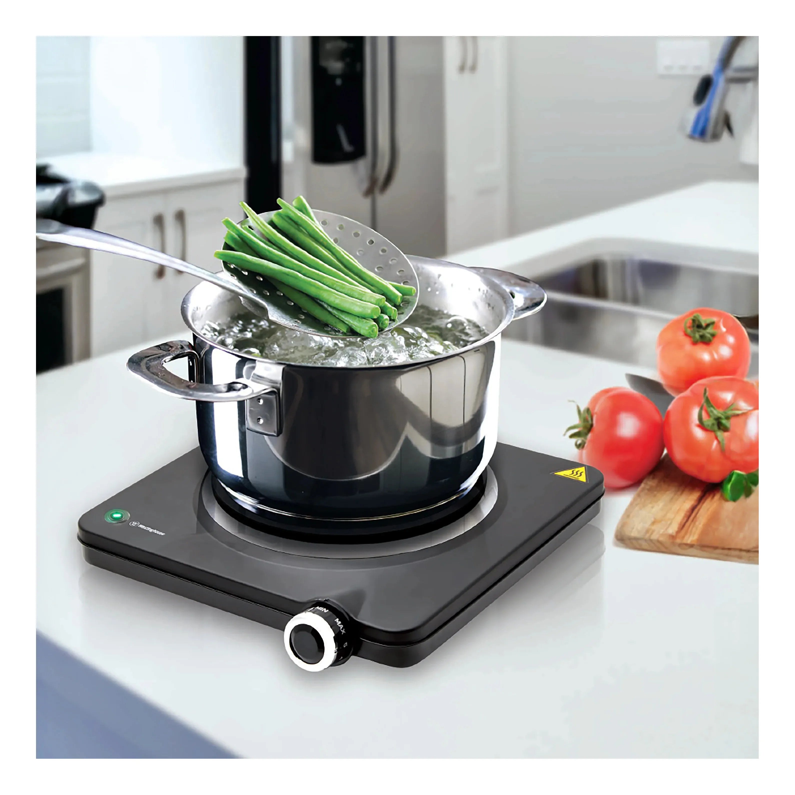 Westinghouse 1500W Single Electric Cooktop Hot Plate 270 x 280 x 80mm