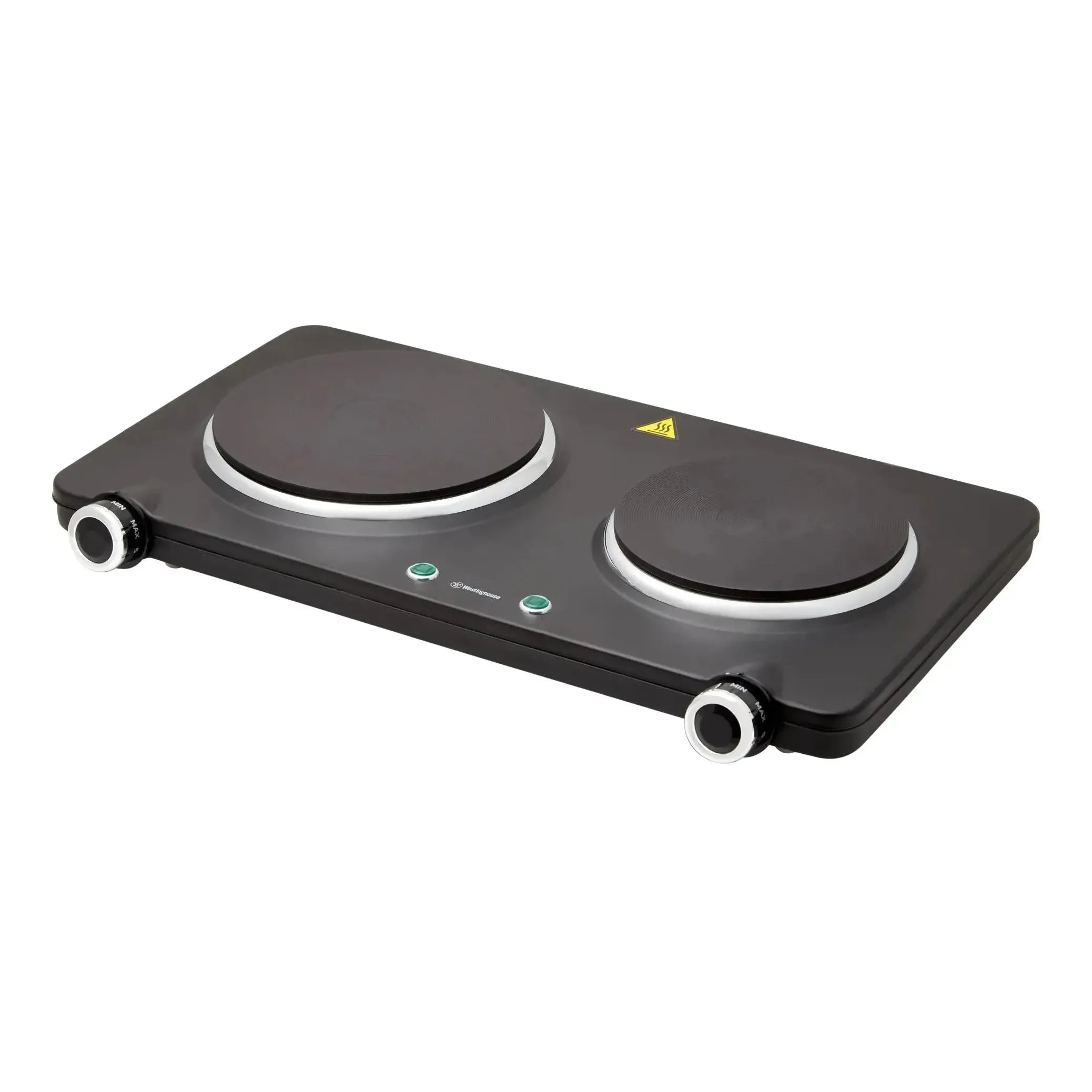 Westinghouse 1500W Twin Electric Cooktop Hot Plate 470 x 280 x 80mm
