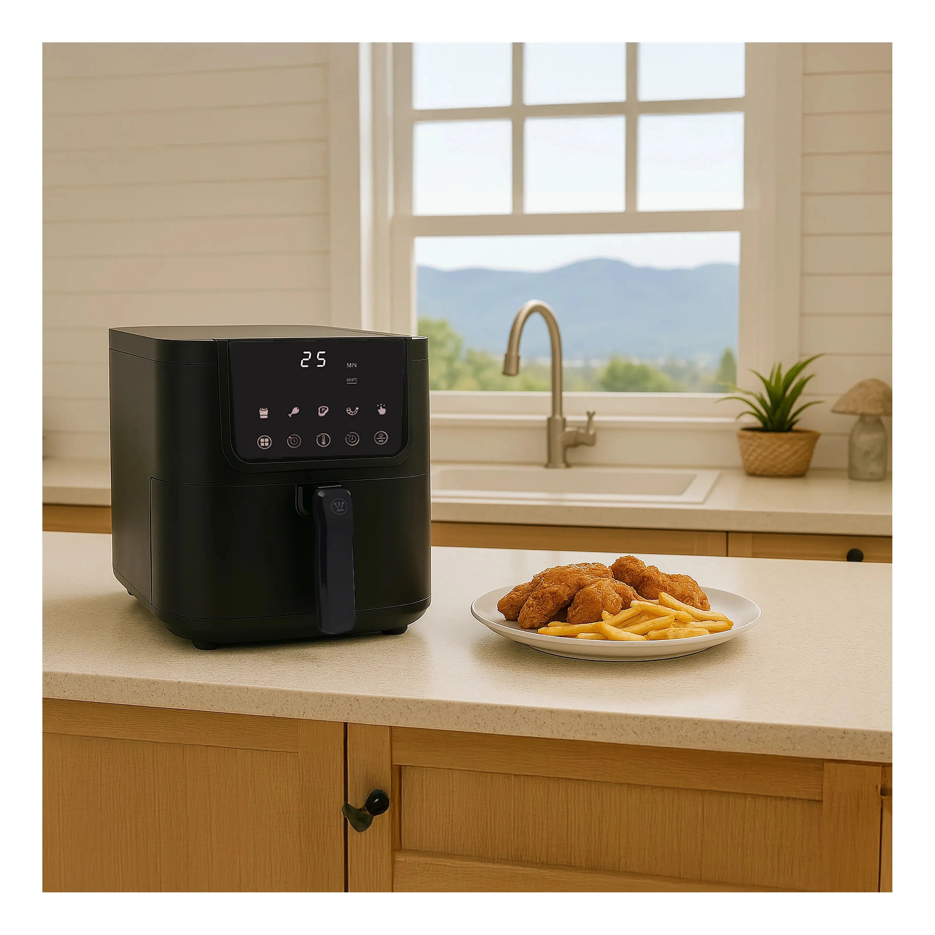Westinghouse 1700W 8 Litre Slimline Air Fryer 410 x 255 x 290mm