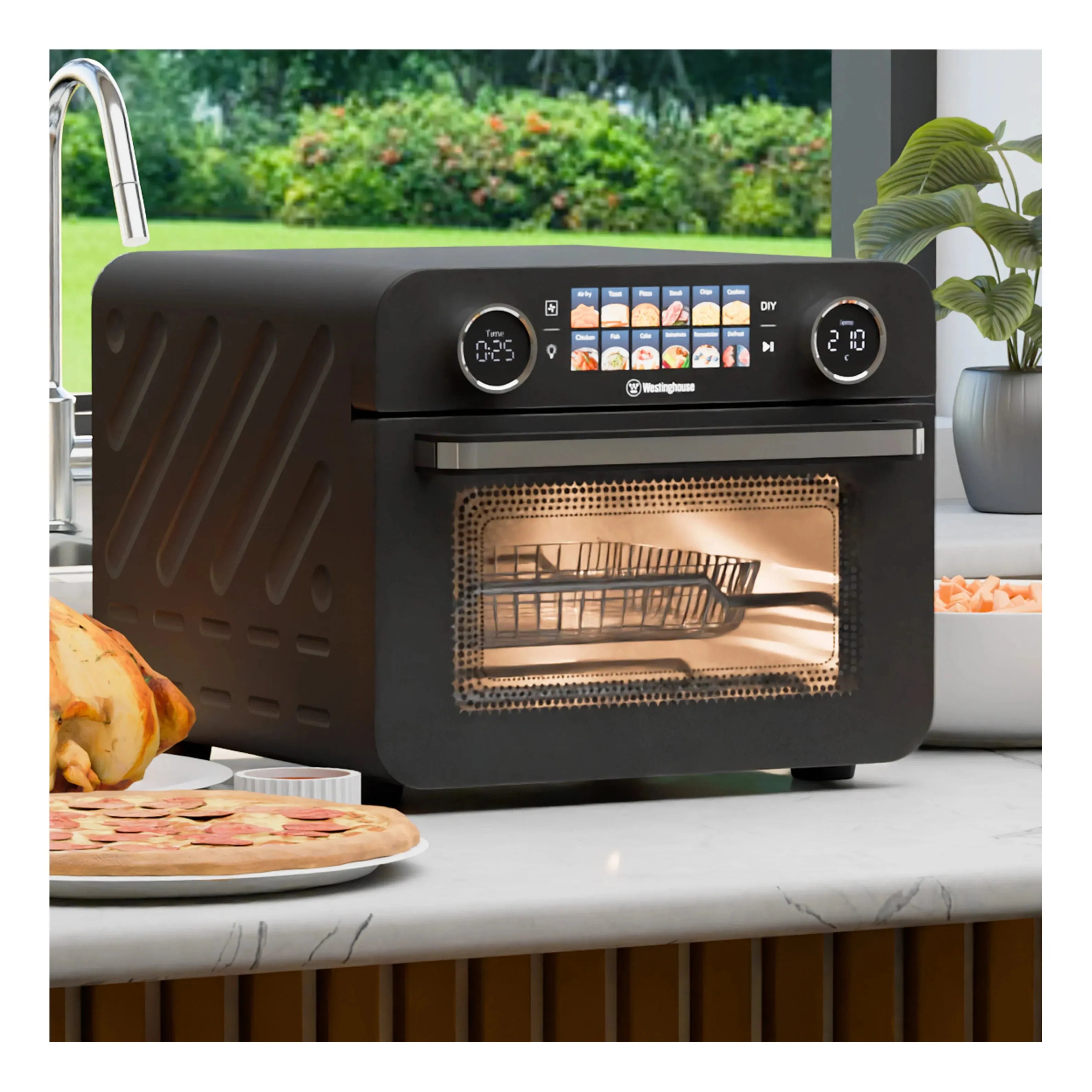 Westinghouse 2200W Digital Air Fryer Benchtop Oven 421 x 436 x 365mm