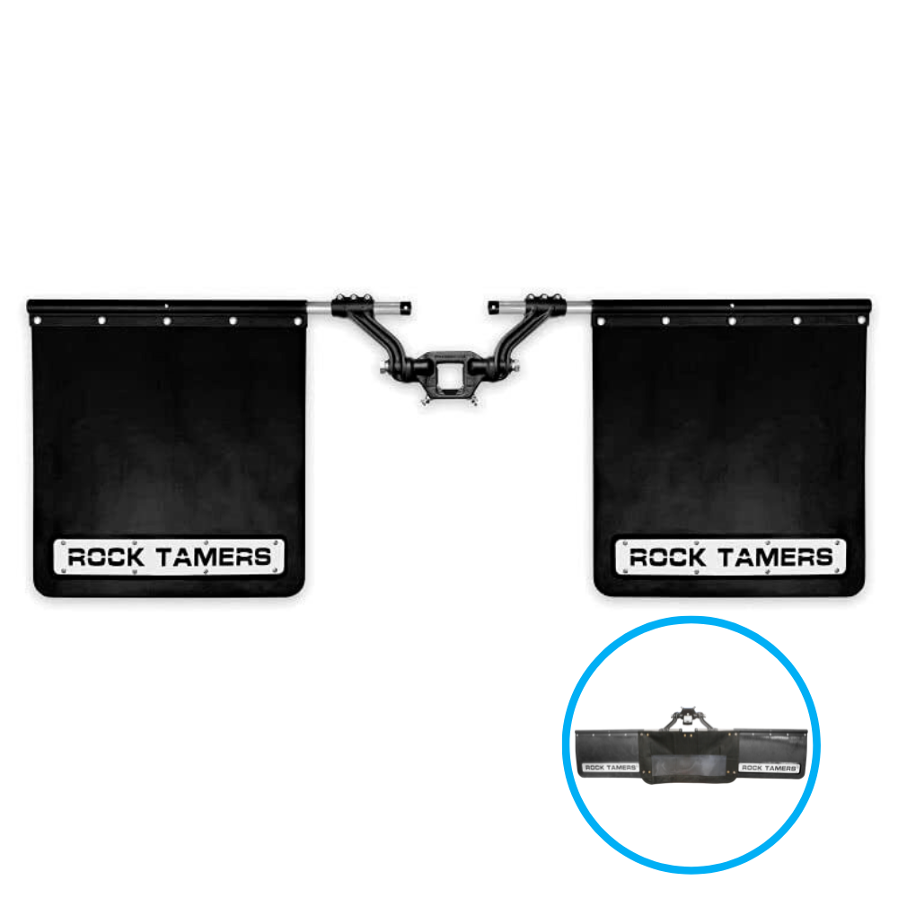 Rock Tamers 2" Mudflap System With 850mm Mesh Insert - RV Online