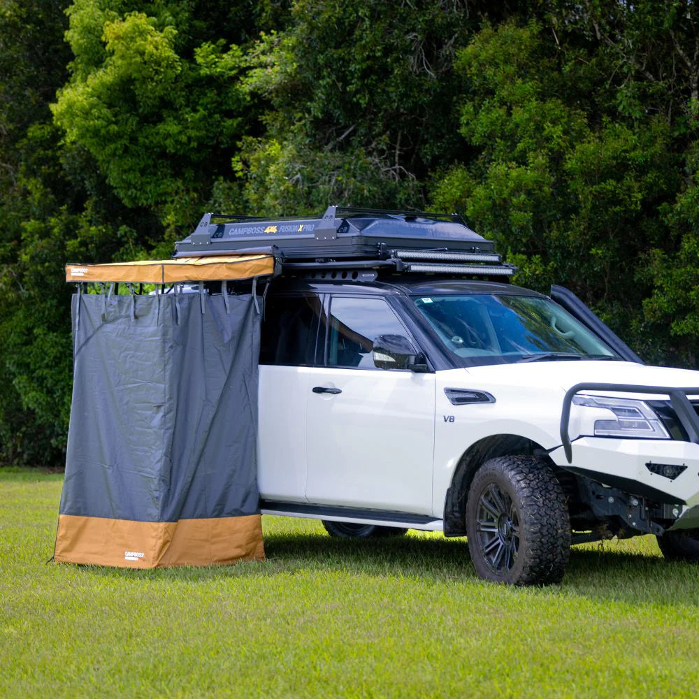 camp boss roof top tent CAMPBOSS Nudie Boss Shower Tent 2.0