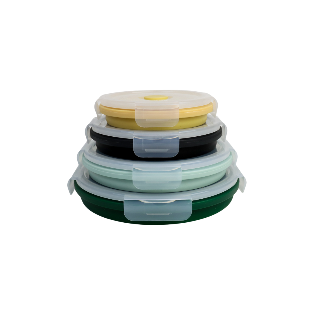 Supex - Collapsible Round Containers - Four Pack