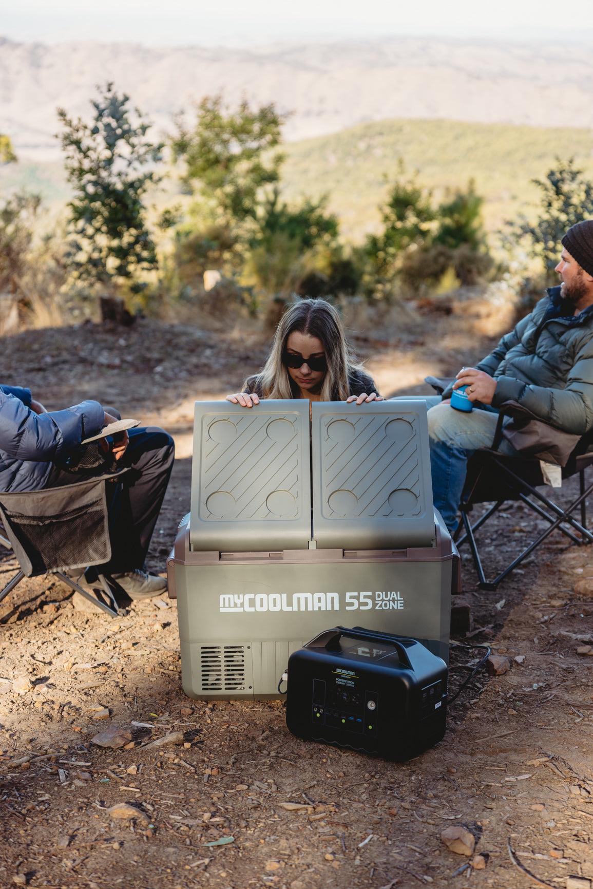 myCOOLMAN 55L Portable Fridge/Freezer Recreational Series Dual Zone
